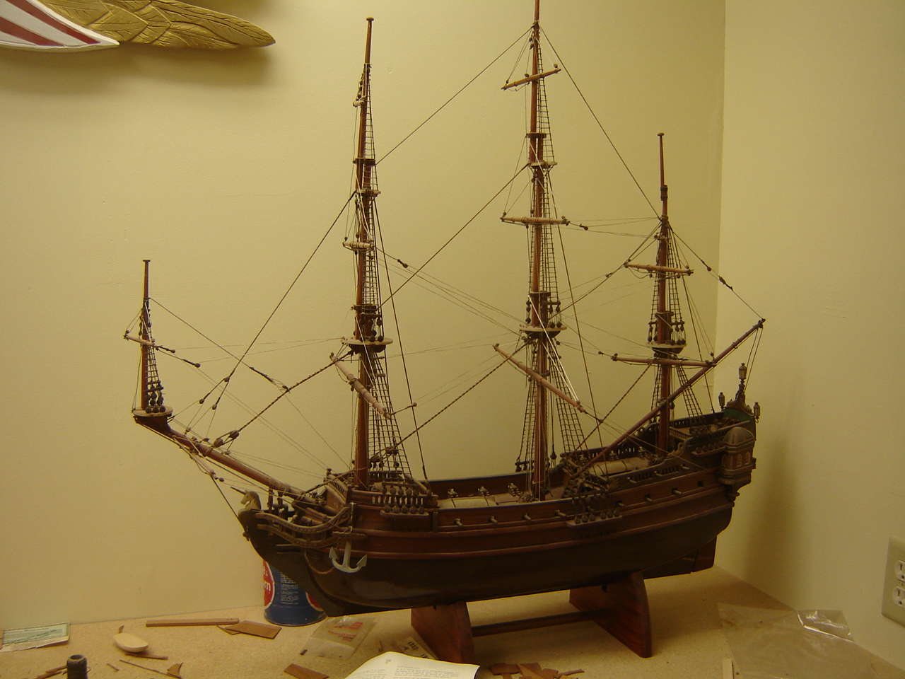 A ship model